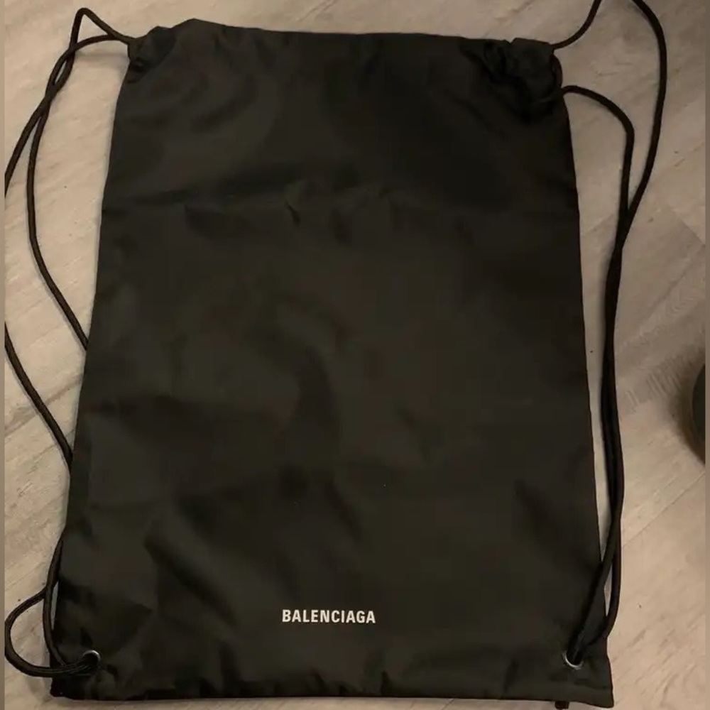 Balenciaga drawstring bag